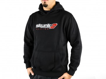 Skunk2 Pullover Hooded Sweatshirt (Black, Medium)