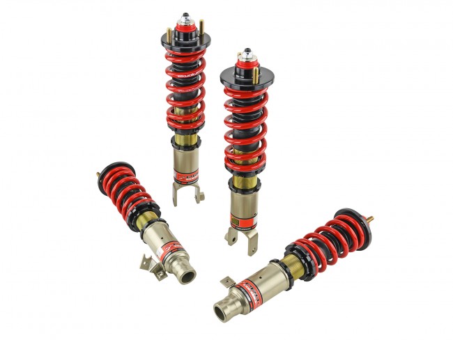 96-00 Civic Lx Dx Ex Adjustable Damper Coilover Silver Sleeve Conversion Silver