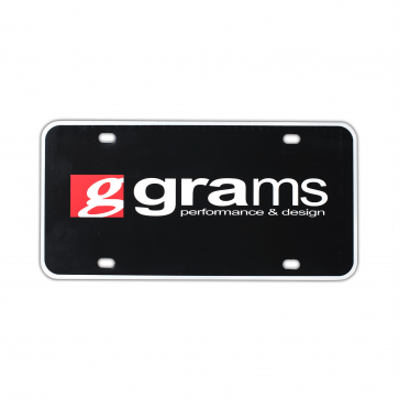 Grams License Plate Insert