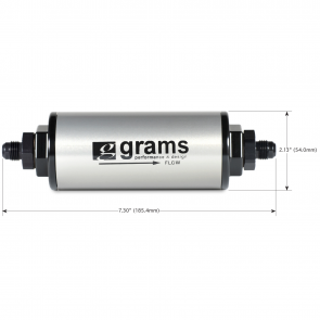 Grams Performance Mechanische Kraftstoff Manometer, Flüssigkeit Gefüllt  (0-120 psi) - Schwarz für Honda ✓ AKR Performance