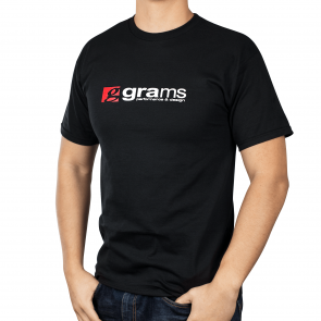 Grams Classic Logo T- Shirt ( Black, 2X-Large )