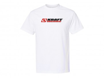 T-Shirt - Stacked Kraftwerks Logo - M White