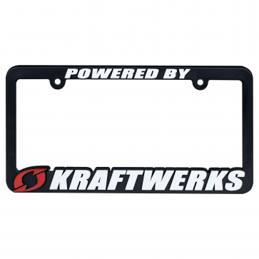 License Plate Frame - Powered by Kraftwerks