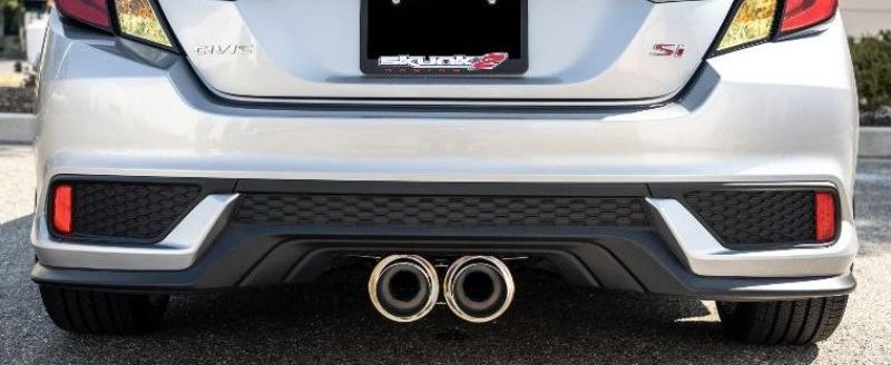 2016-2020 Honda Civic MegaPower DB (Double Barrel) Exhaust Rear View