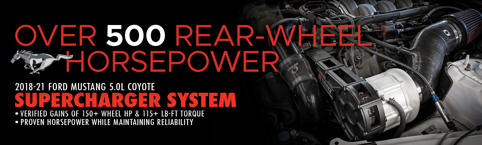18-21 Ford Mustang 5.0L Coyote Supercharger System